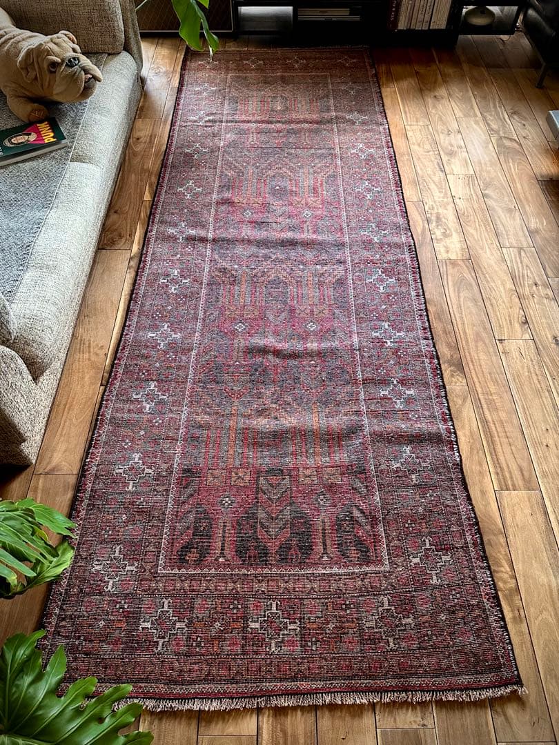 トライバルラグ　ヴィンテージラグ　シスターン　バルーチ　ペルシャ絨毯　ザボール