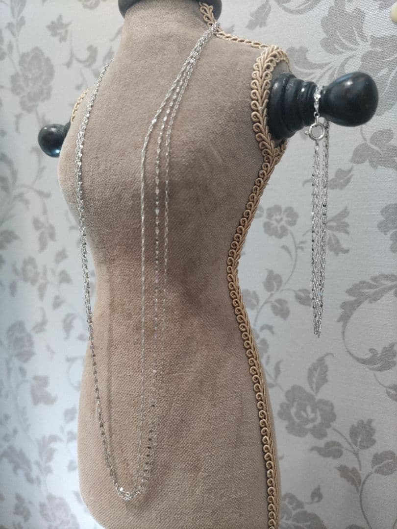 純プラチナマルチ3連ブレスレット GSTV