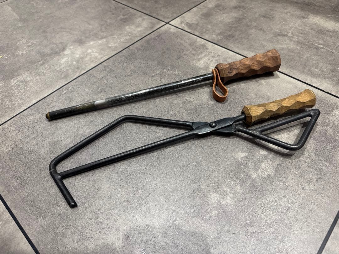 neru design works薪バサミasimocrafts火吹き棒セット