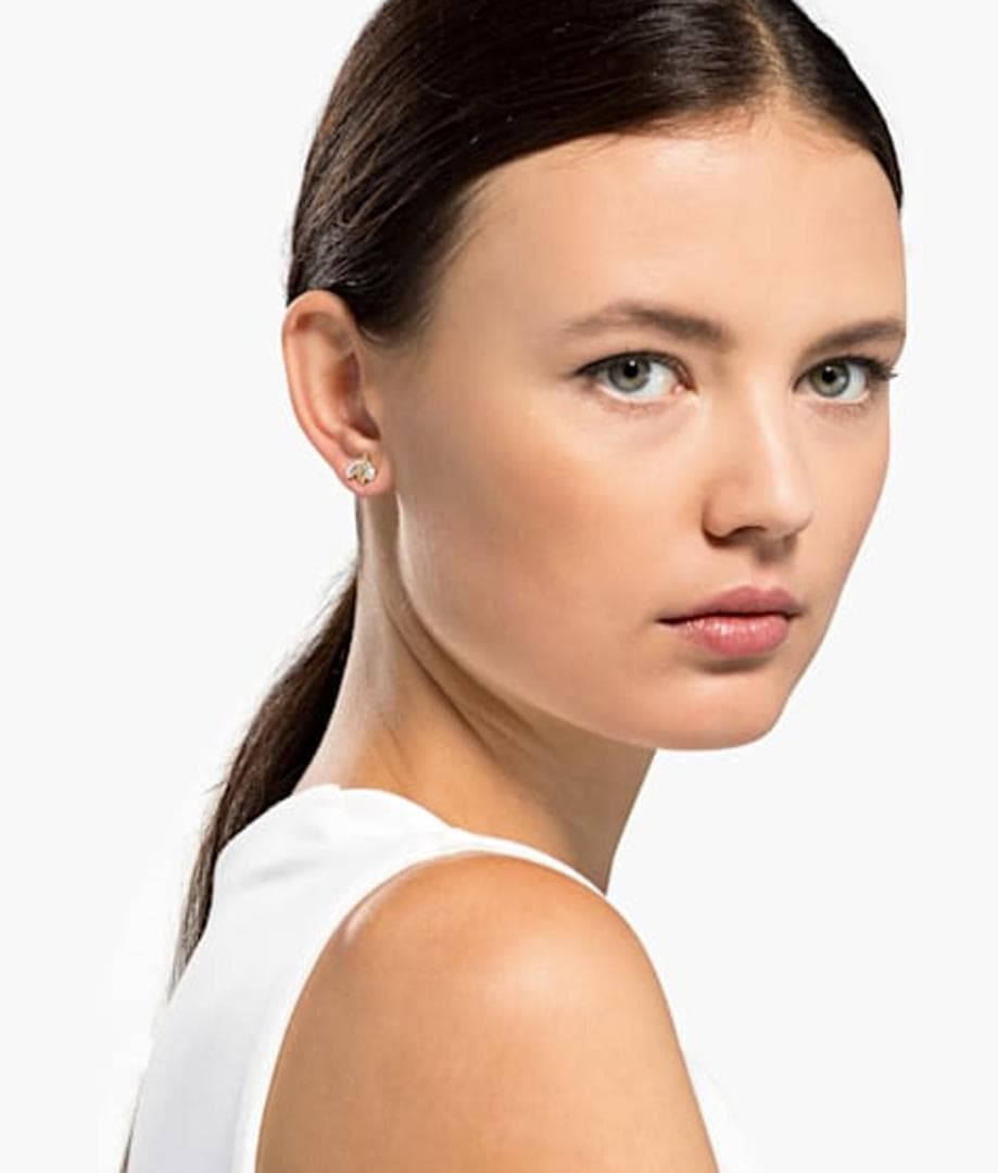 M　スワロフスキー Eternal Flower Bee ピアス