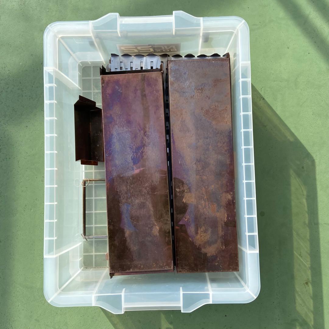 週末限値下げ‼️笑'ｓフォールディング薪ストーブ　焚き火の箱G-neoフルセット