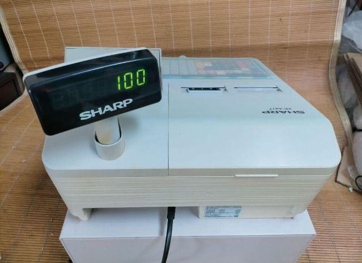 シャープレジスター　XE-A417　PC連携売上管理　最上位機種　231101