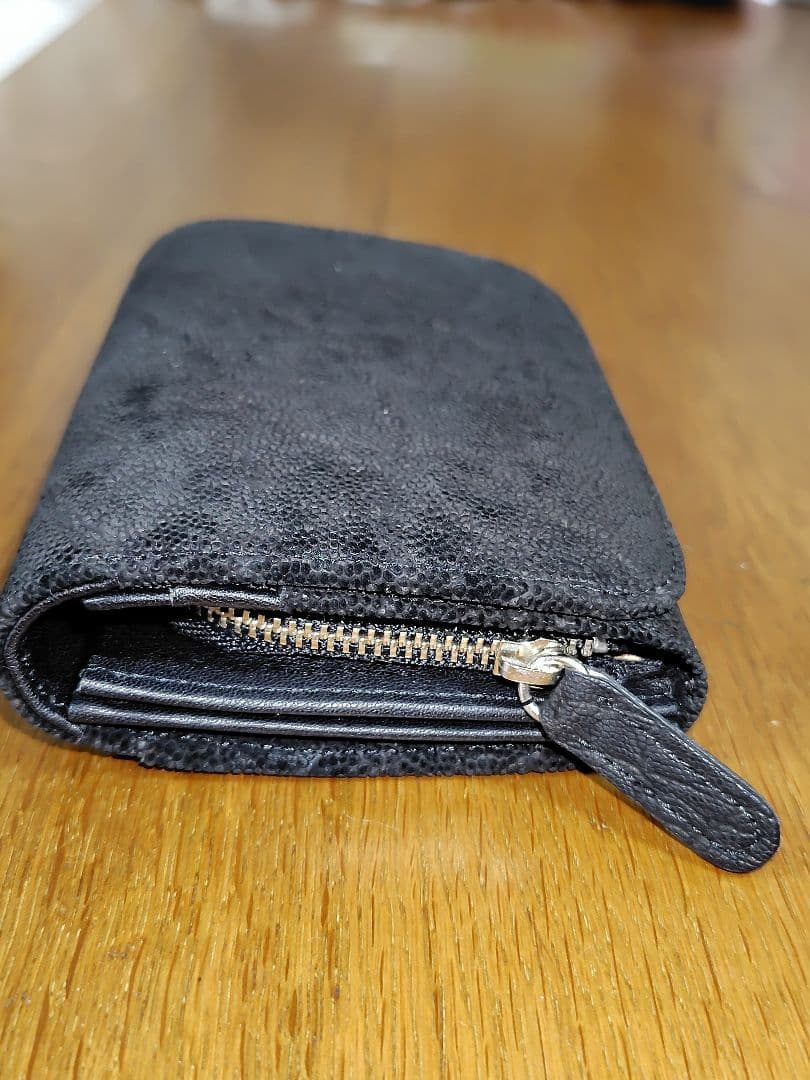 ゾウ革 二つ折り財布