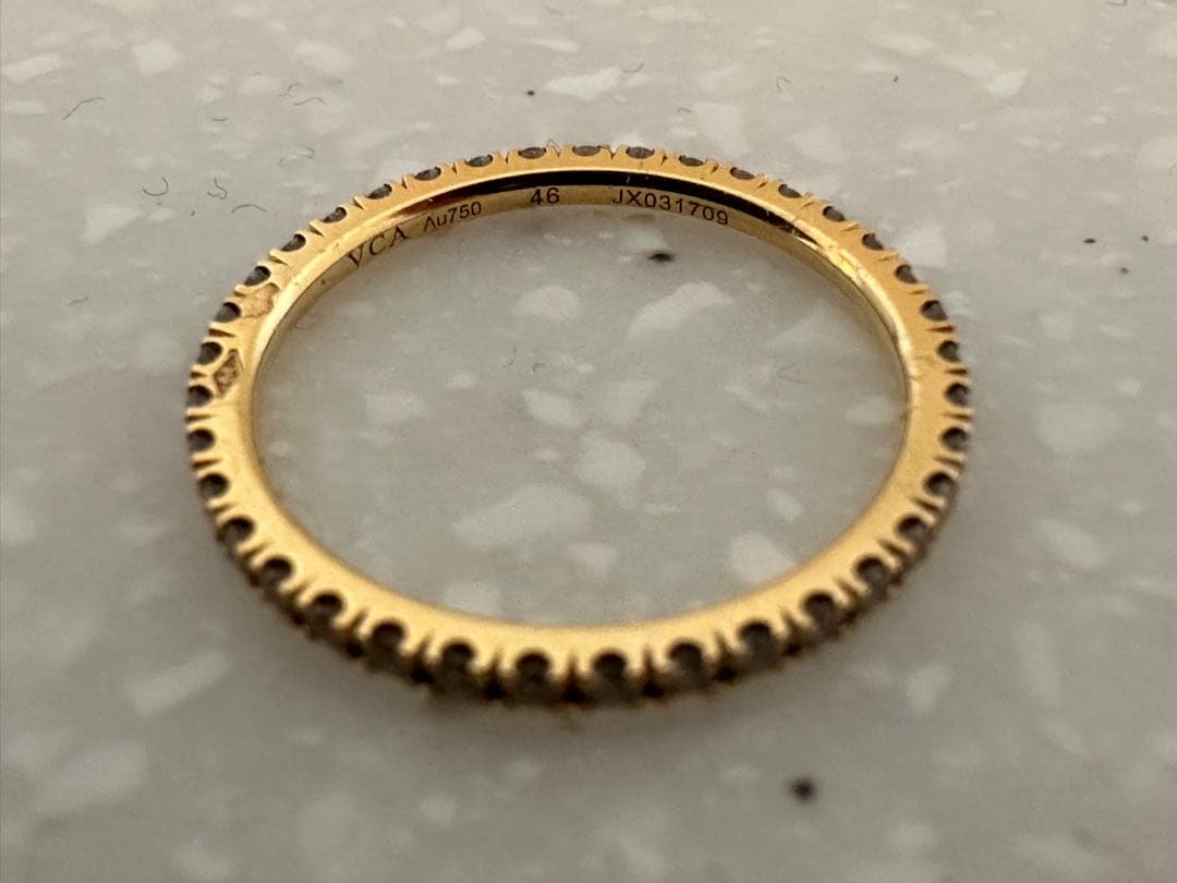 ヴァンクリーフ＆アーペル フェリシテ エタニティ リング、1.25mm 6号