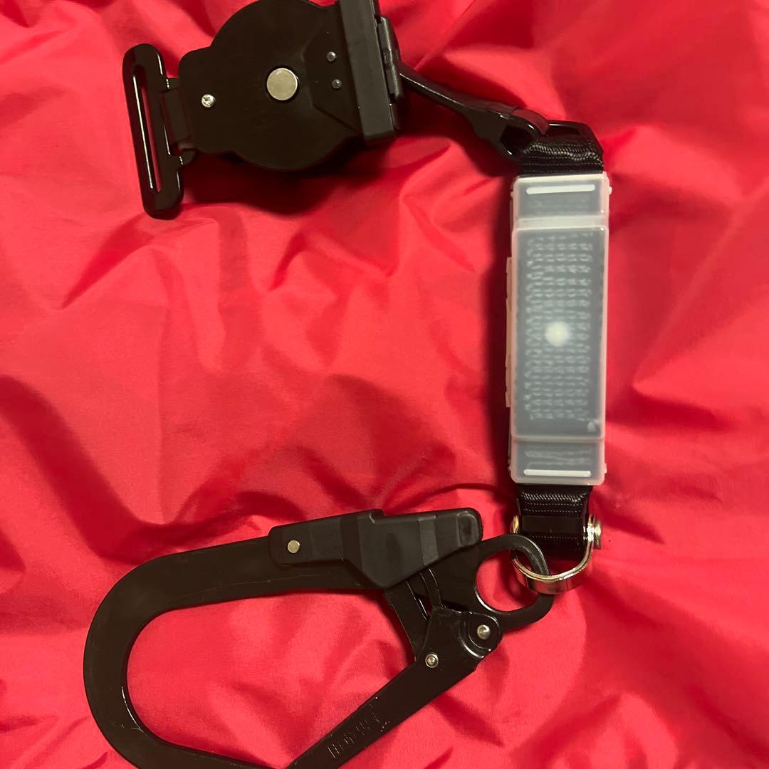 胴ベルトに付ける安全帯2本！