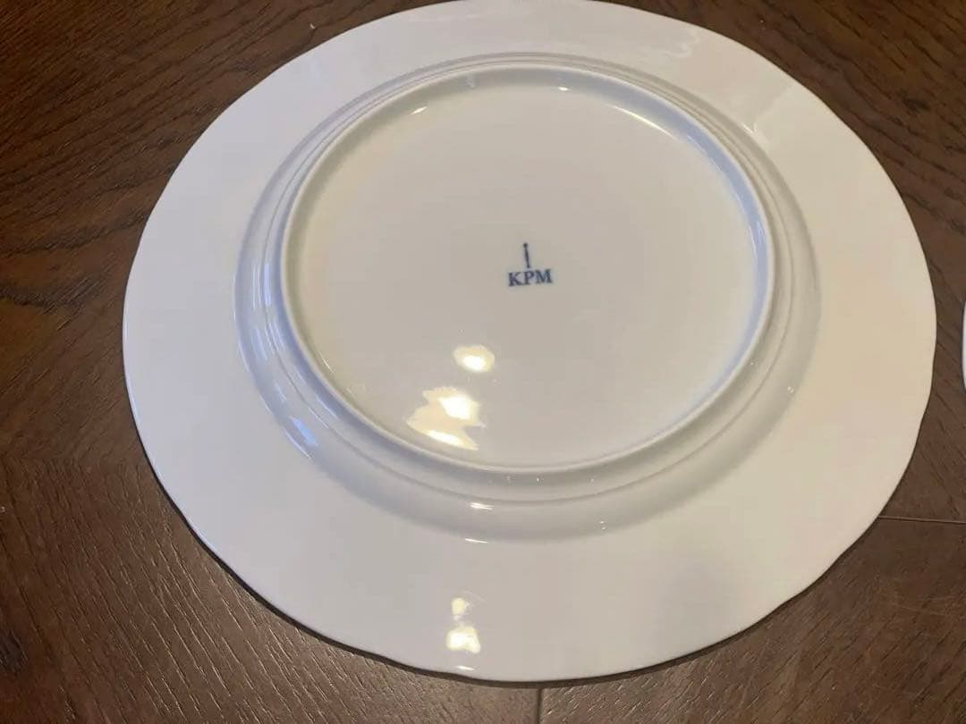 KPM ディナープレート（ロカイユ）　4枚組