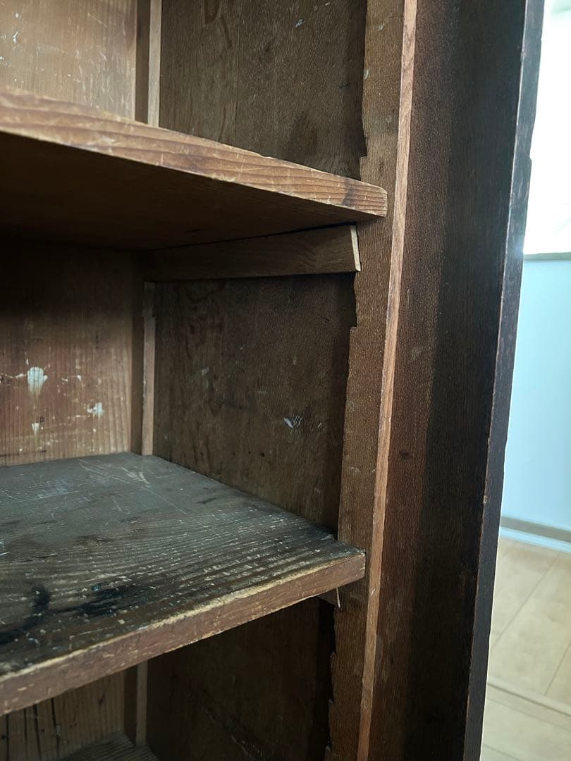 お値下げしました！アンティーク　家具　戸棚　本棚　昭和レトロ