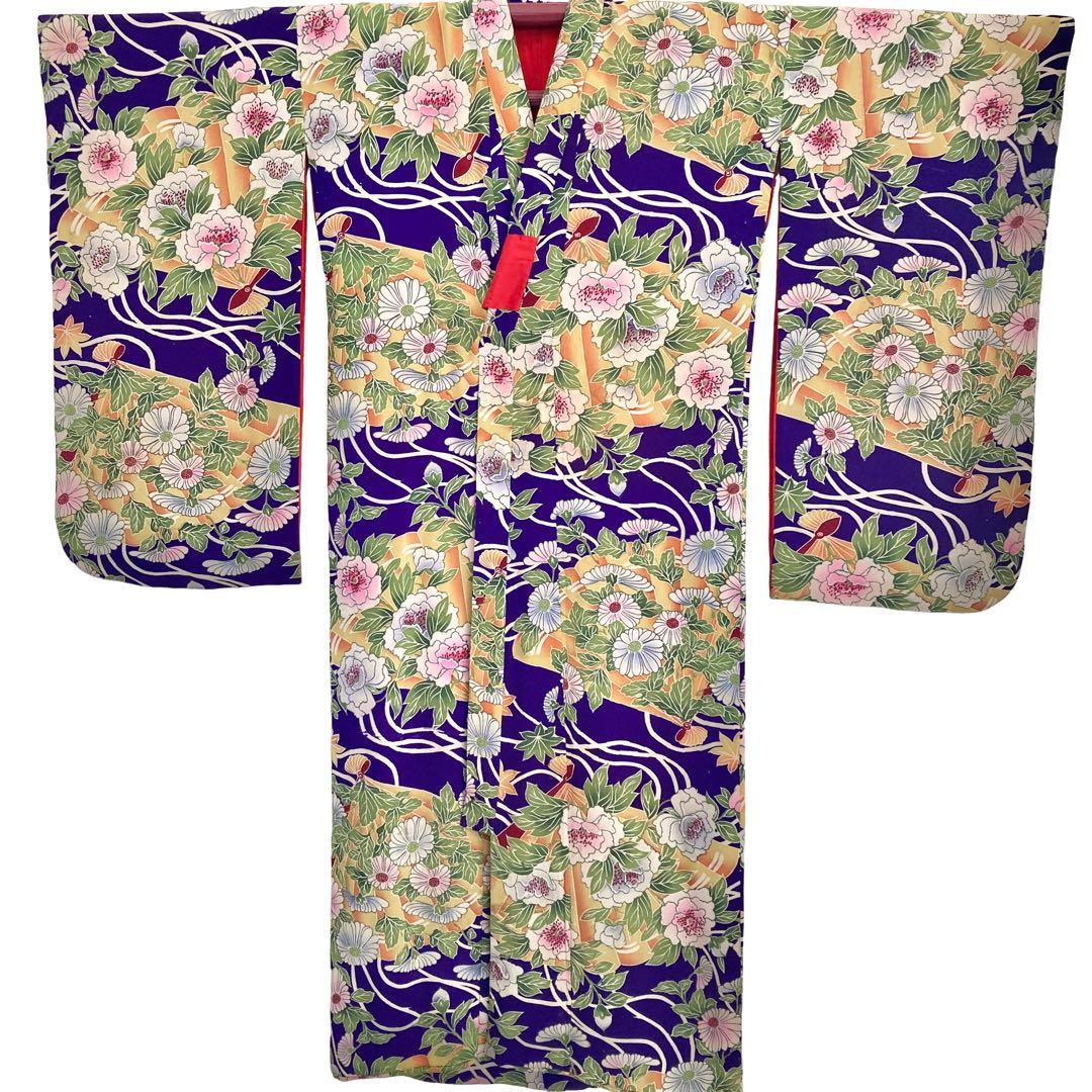 アンティーク 7歳 女の子 子供着物 七五三 アンティーク着物 NO10