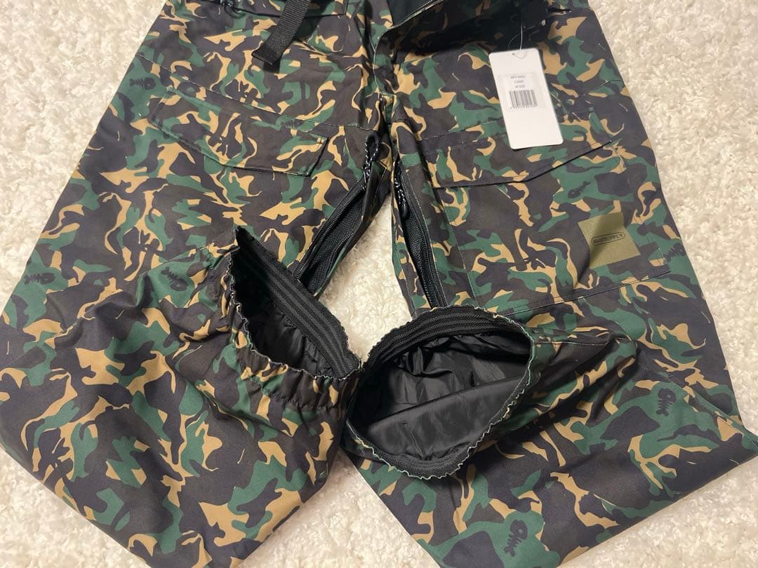 スノーボードウェア 迷彩 上下セット