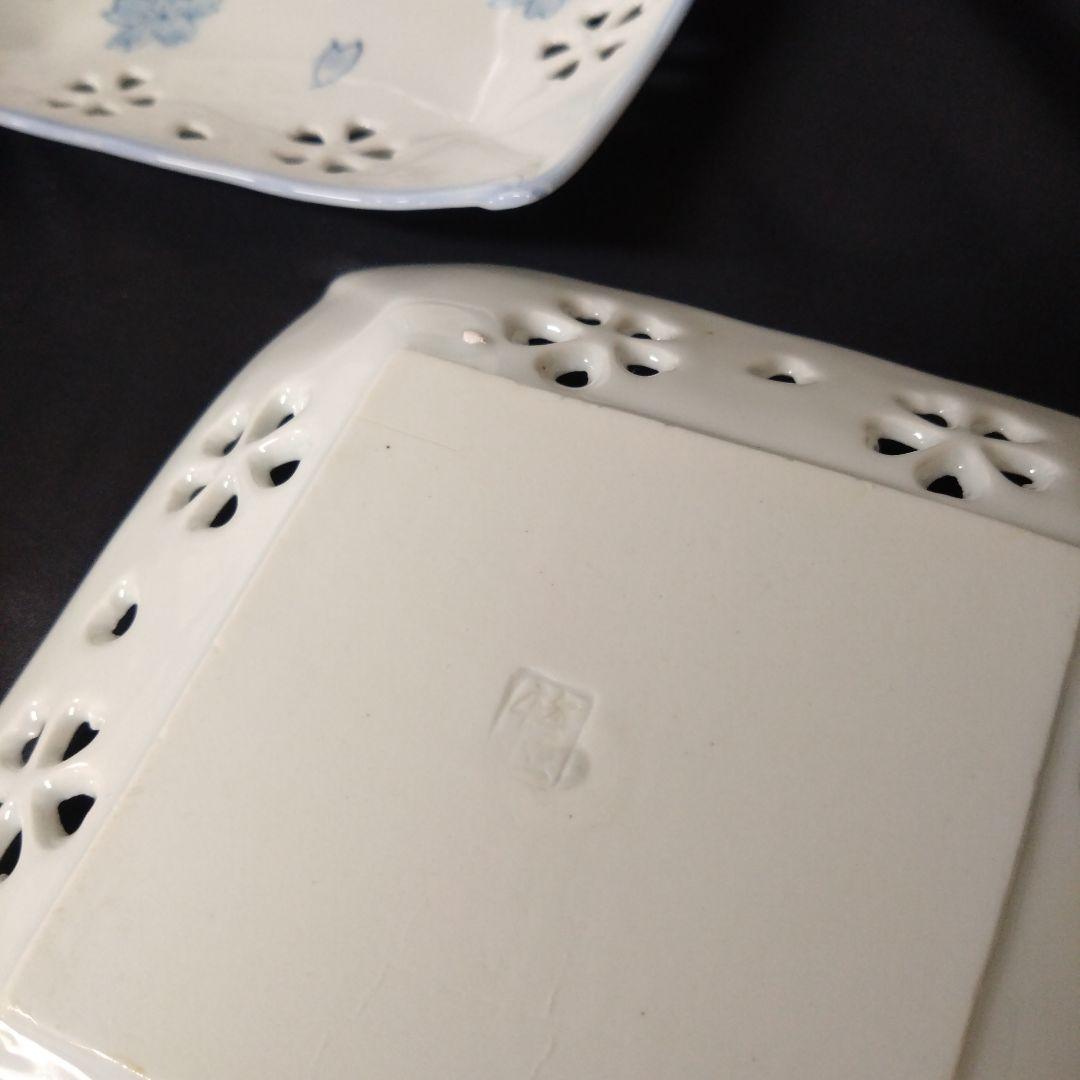 未使用 有田焼 桜絵 銘々皿5枚　お祝い　ARITA JAPAN