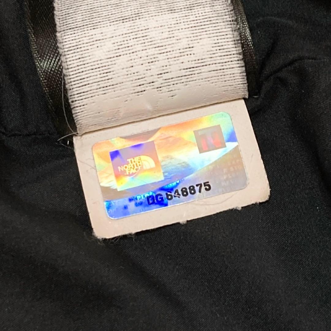 THE NORTH FACE ダウンジャケット 刺繍ロゴ ブラック S 0786