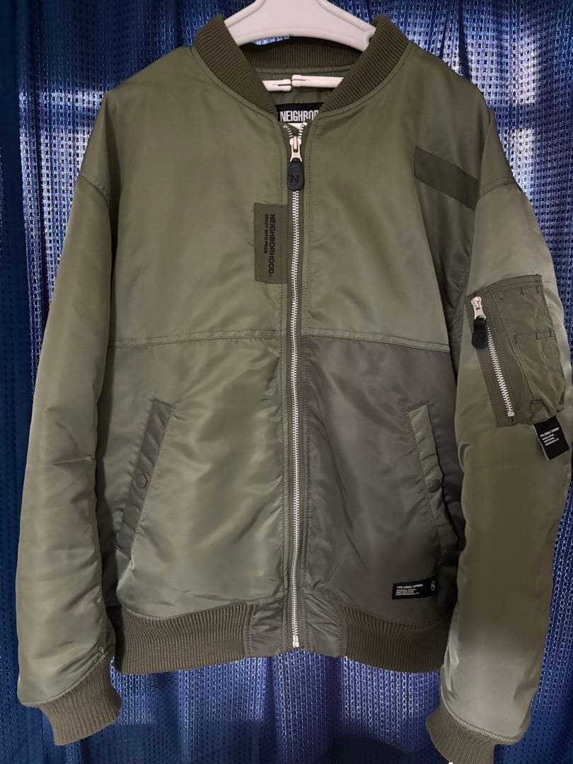 23aw NEIGHBORHOOD MA-1 JACKET カーキ