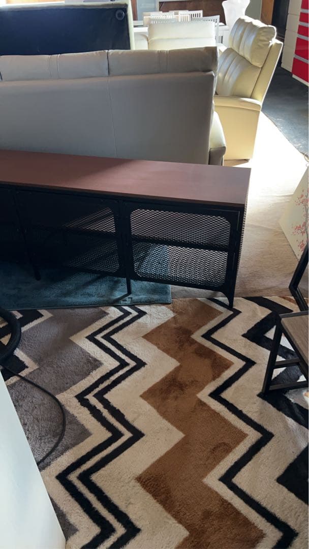 メッシュデザイン収納テレビ台