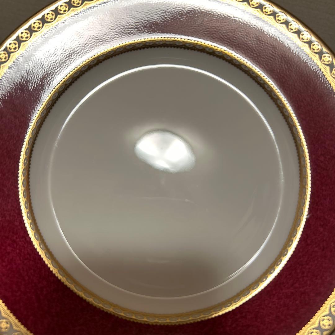 ウェッジウッド　ユーランダー　パウダールビー　デザートプレート　17.5cm