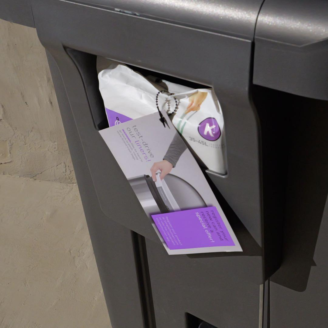 シンプルヒューマン ゴミ箱　グレー