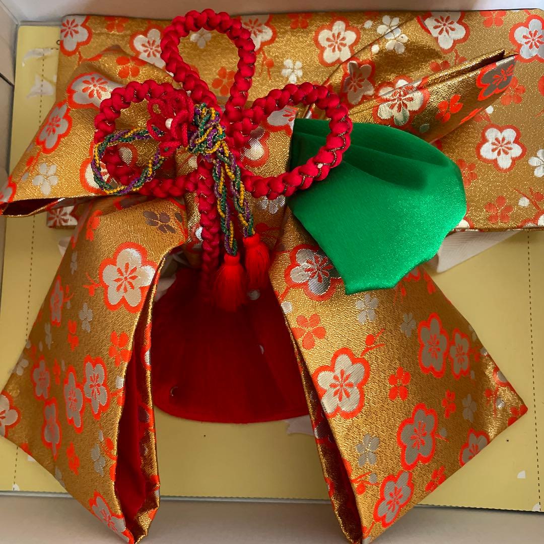 七五三用 金色の衣装と付属品セット