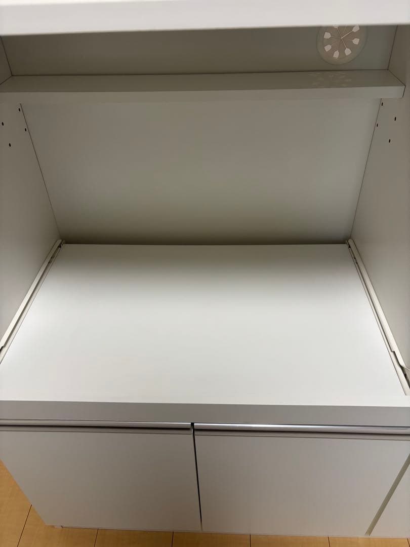 ニトリ レンジ台 フォルムRE9090 ホワイト