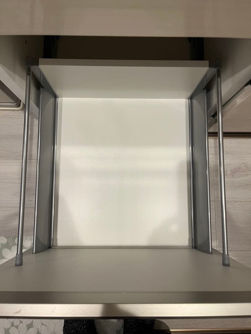 ホワイト 食器棚 ガラス扉付き