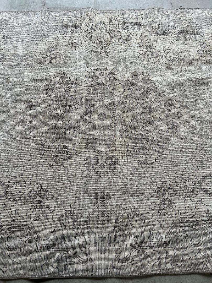 【Vintage rug】オーバーダイ｜194 x 279 cm｜トルコラグ