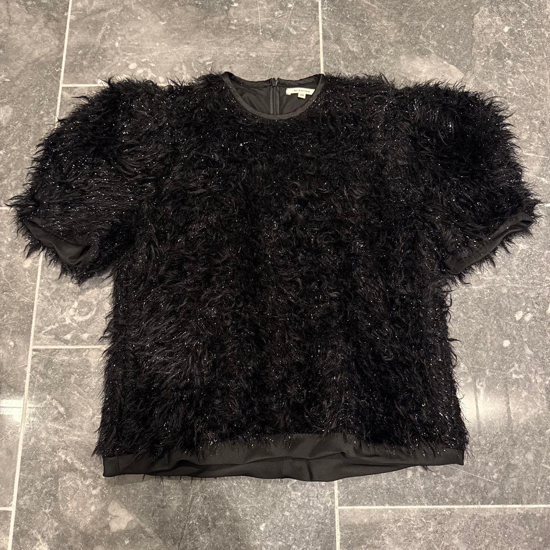 BLAMINK 黒 半袖トップス 36