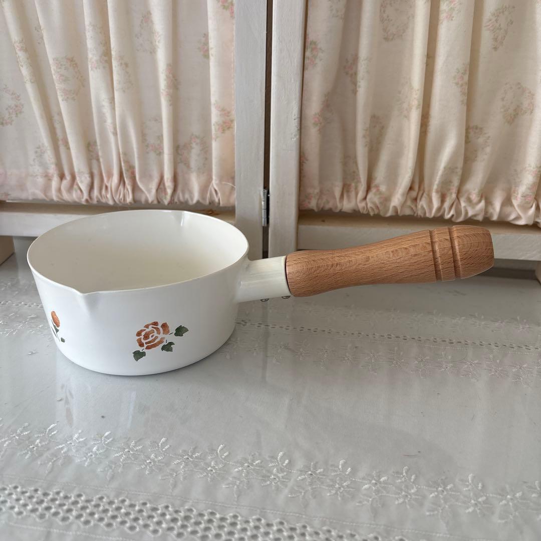 ♡マニーローズ♡ホーローミルクパン♡many♡