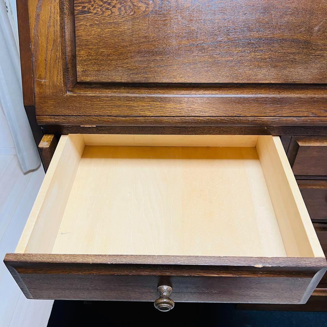 木製　ライティングビューロー