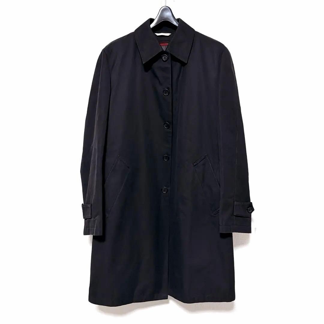 ★美品★Paul Smith ステンカラーコート L ブラック ライナー付