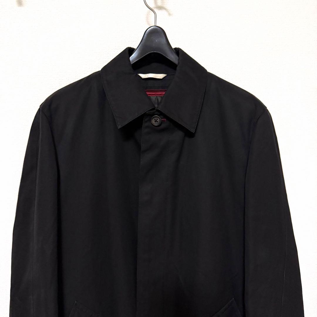 ★美品★Paul Smith ステンカラーコート L ブラック ライナー付