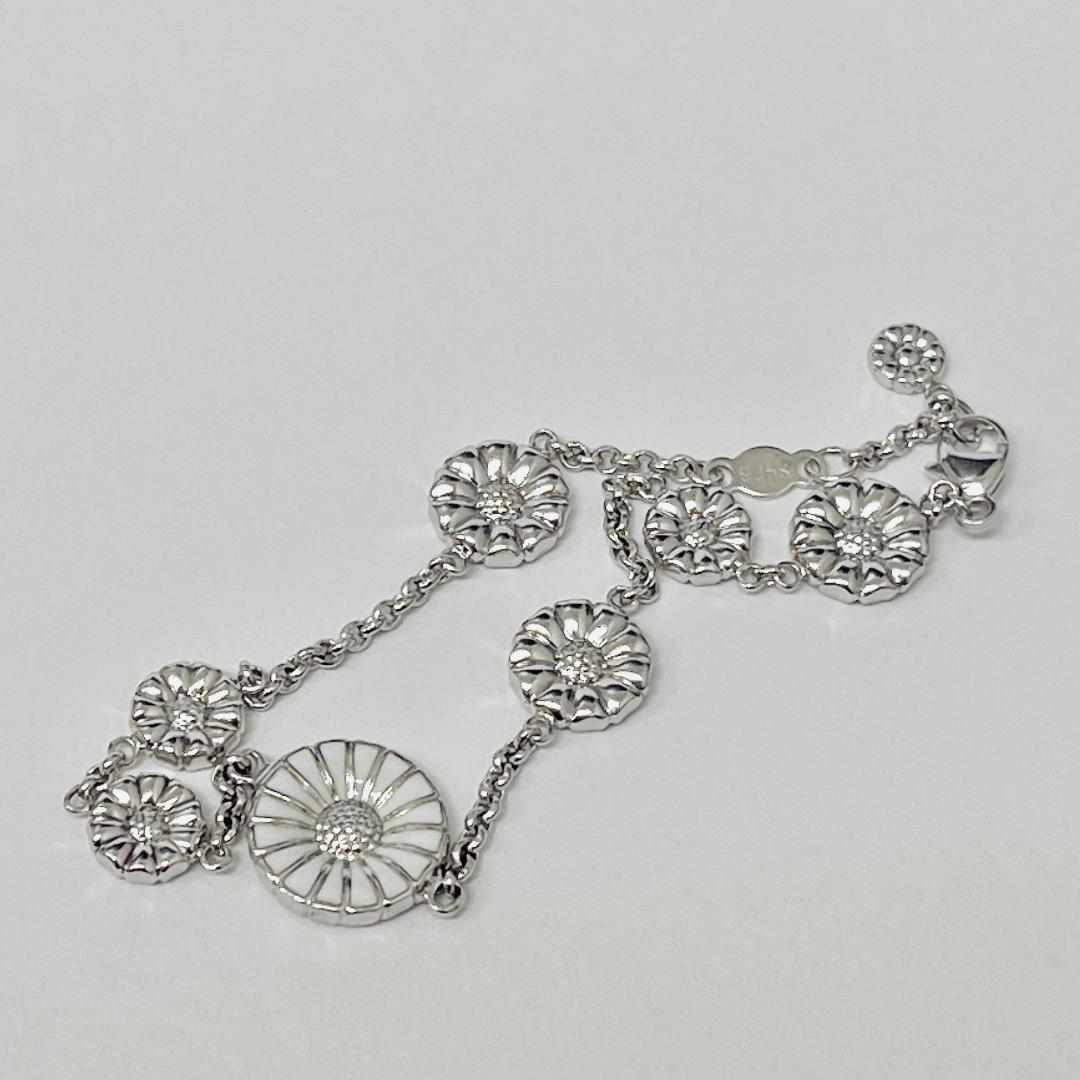 【美品】  デイジーブレスレット SV925