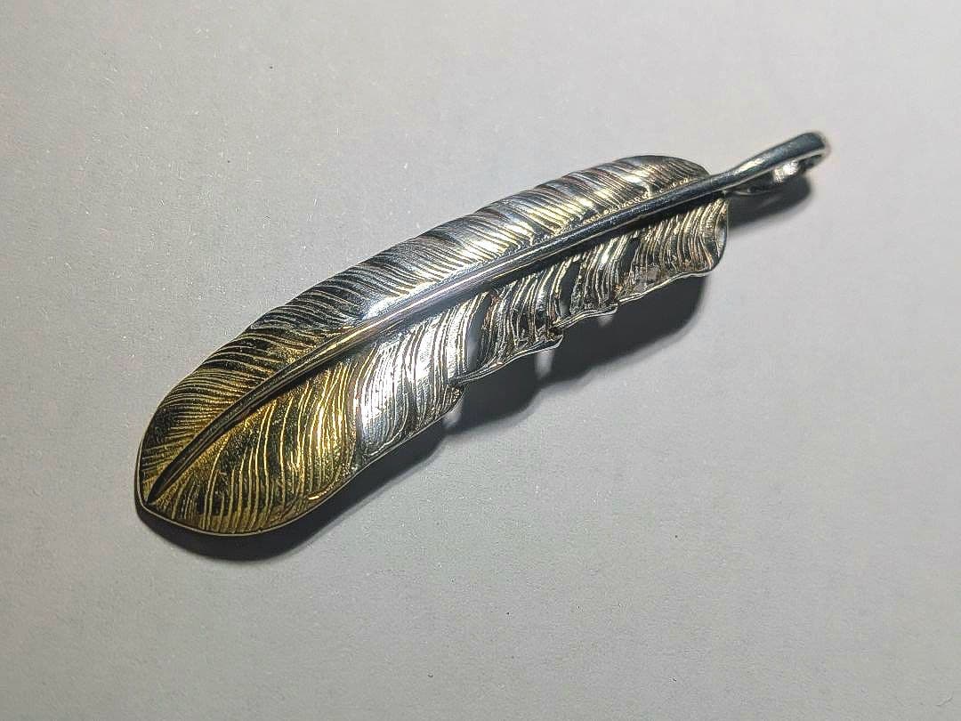 先金 特大 フェザー 左向き 美品