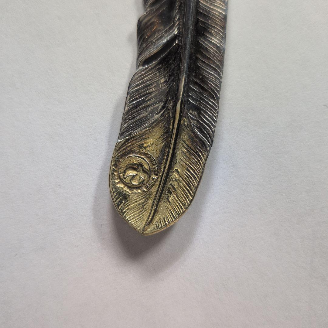 先金 特大 フェザー 左向き 美品