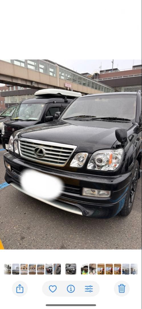 ランドクルーザーシグナス　ヘッドライトEARGLE EYE LX470