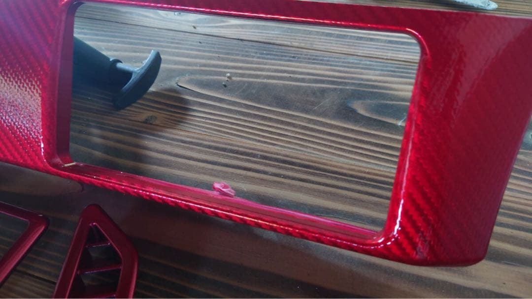 86 センターパネル　キャンディレッドカーボン