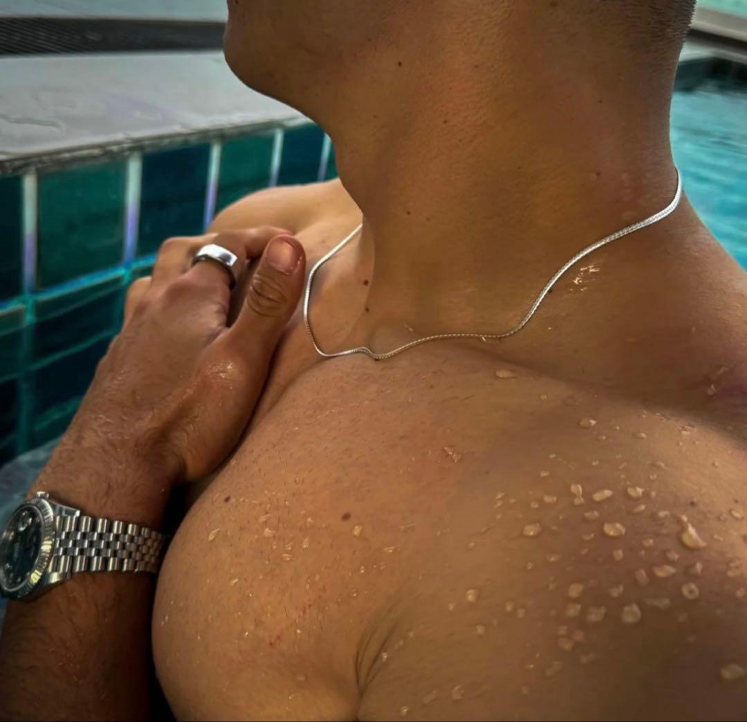 ディファレントネックレス シルバー　53cm ジョージ