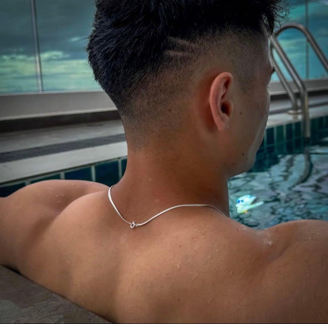 ディファレントネックレス シルバー　53cm ジョージ