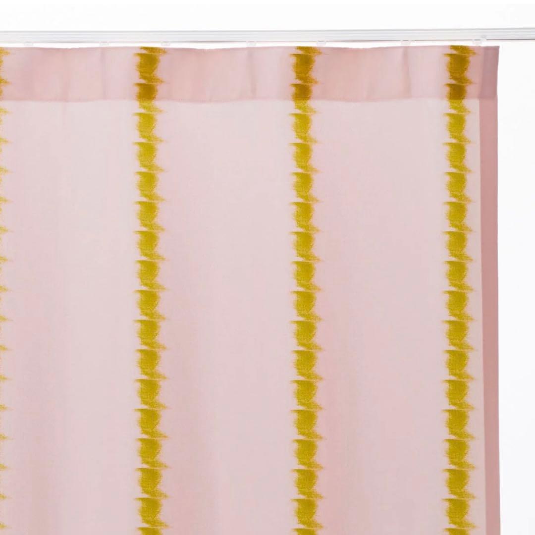 【美品】カーテン H180×W200 トレファトレファ