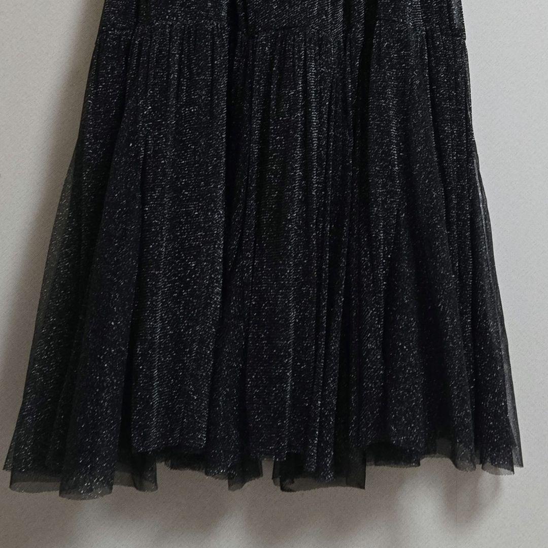 RUIRUE BOUTIQUE ラメチュールメロウワンピースドレス