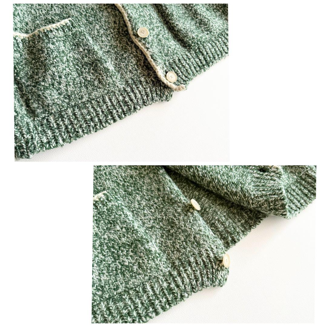 【オーラリー】シルク ウール ミックスニットカーディガン 4 ユニセックス