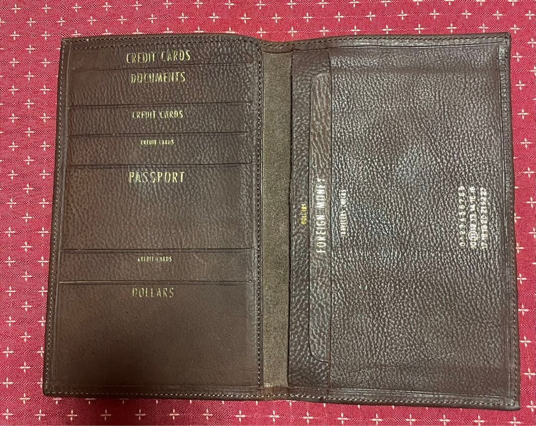 マルタンマルジェラ11￼￼長財布 ブラウン クレジットカード収納