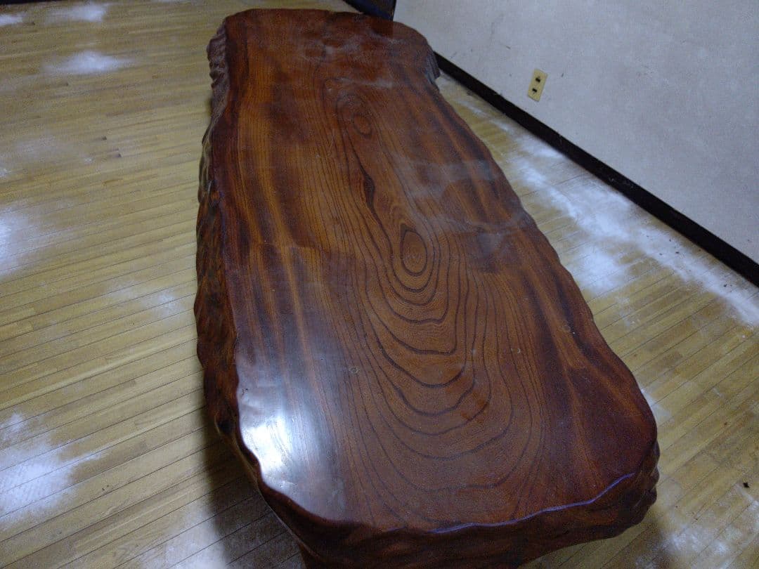 天然木一枚板  座卓