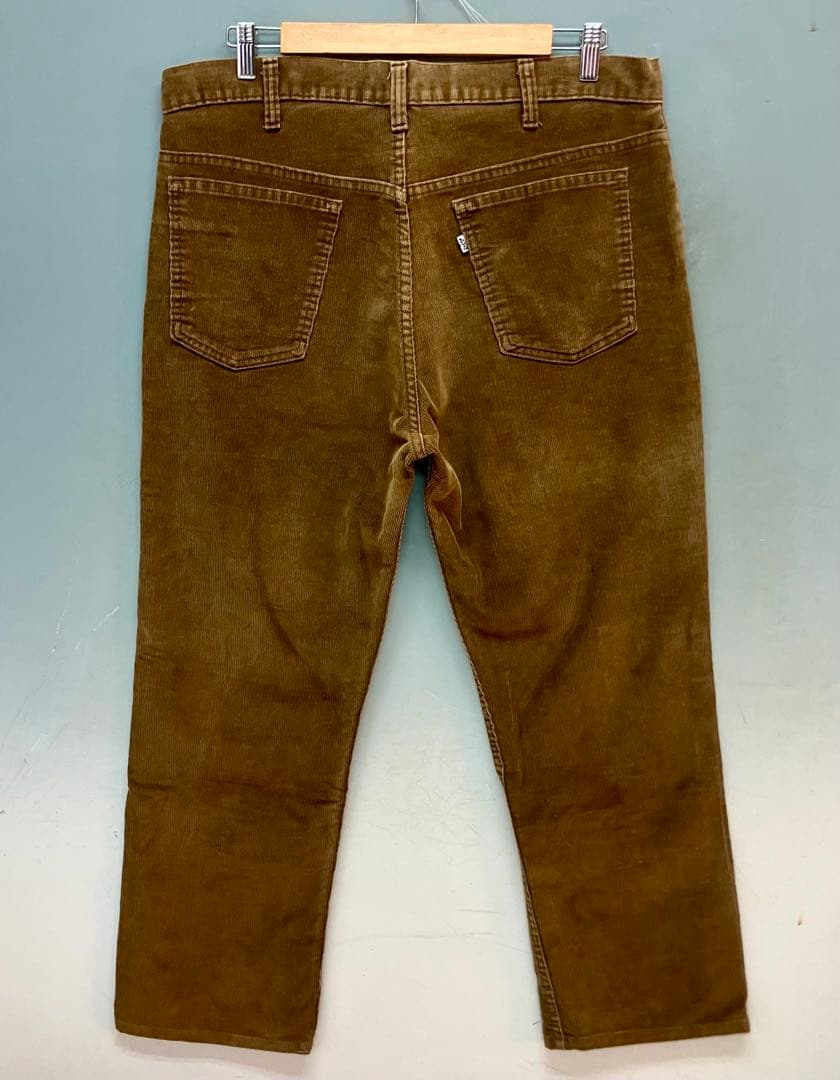 ビンテージ！70s Levi's 519 ブラウン コーデュロイ パンツ W38