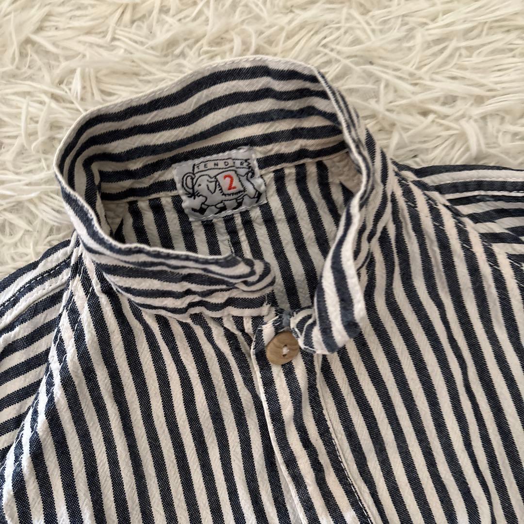 TENDER Co. ストライプシャツ　2