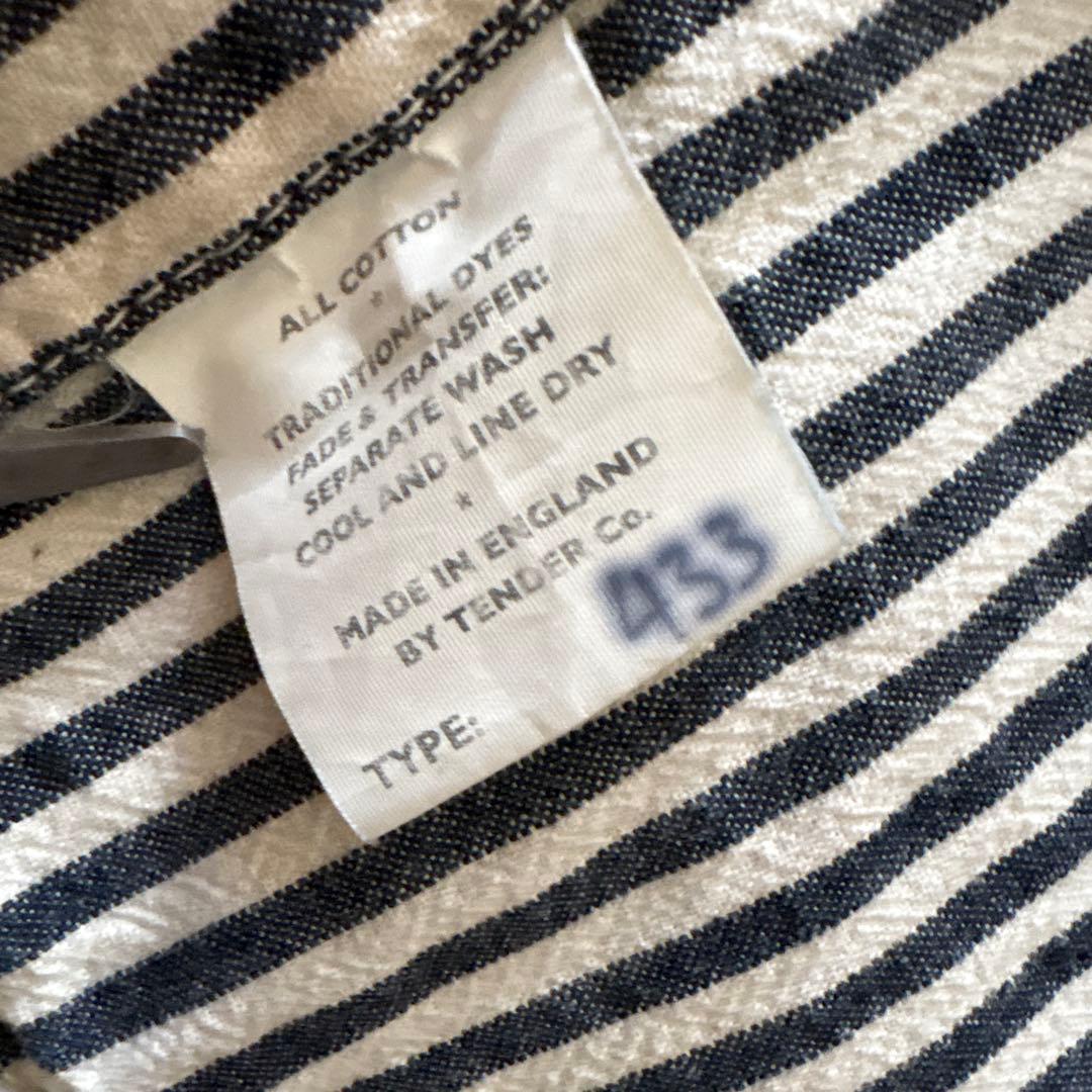 TENDER Co. ストライプシャツ　2