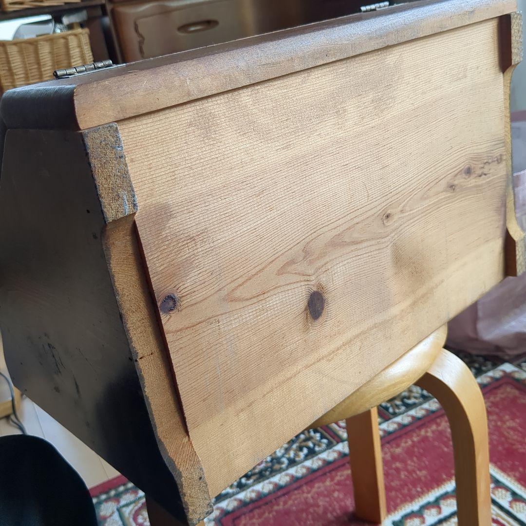 木製ブレッドボックス イマン　ブレッドケース アンティーク　ヴィンテージ