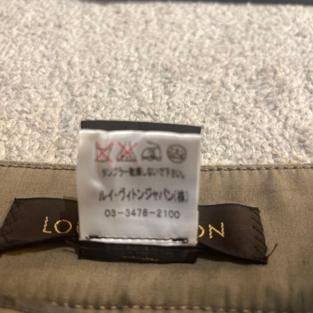 試着のみ　ルイヴィトン　ウールカシミヤ　スカート　カーキ　34