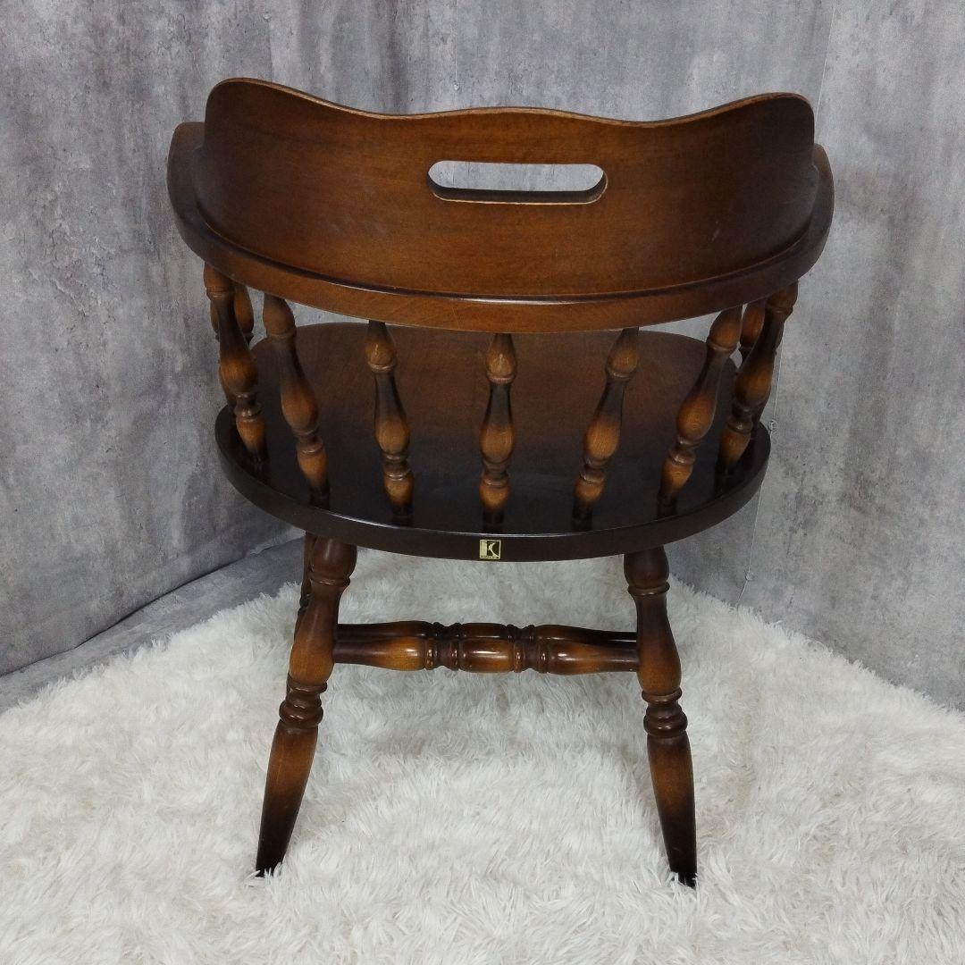 飛騨家具　キツツキ　ウィンザーアームチェア　キャプテンチェア　6脚セット①