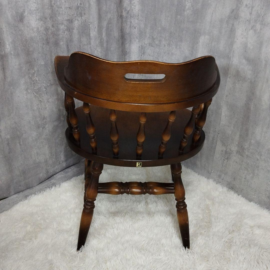 飛騨家具　キツツキ　ウィンザーアームチェア　キャプテンチェア　6脚セット①