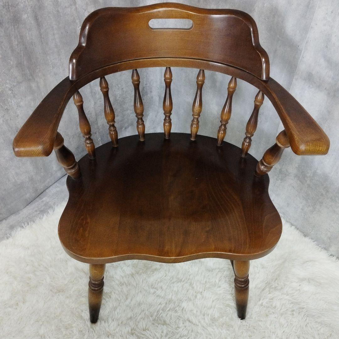 飛騨家具　キツツキ　ウィンザーアームチェア　キャプテンチェア　6脚セット①