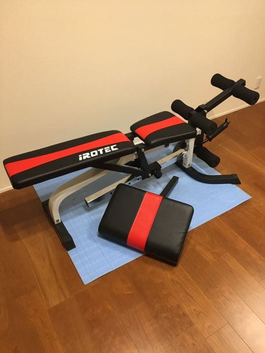 新品 5センチ短縮カット済 アイロテック IROTEC マルチポジションベンチ