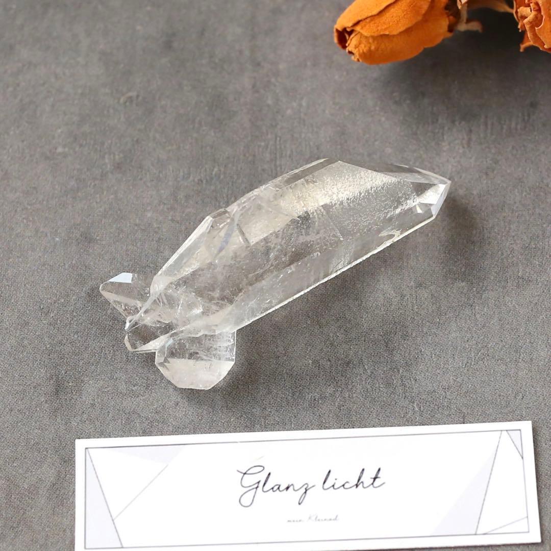 ダブルポイント ヴィジョンクォーツ 水晶 天然石 希少 鉱物 両剣水晶